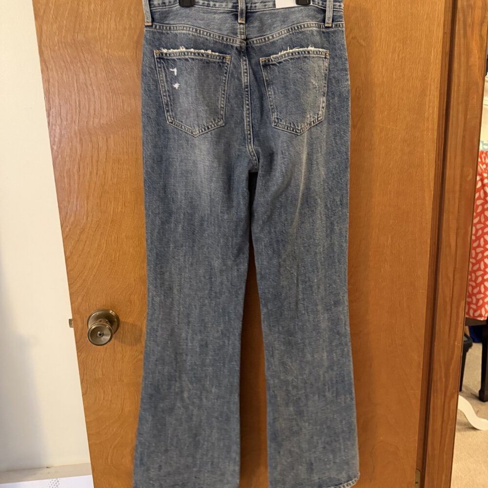 Pistola Womens Stevie High-Rise Wide-Leg Jeans Size 27 Distressed EUC, Worn Once - Picture 3 of 11